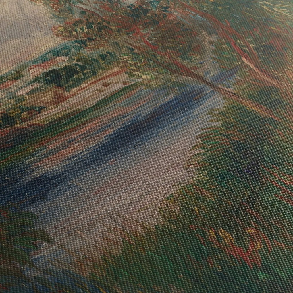 Tablou - Auguste Renoir, Landscape at Vetheuil, reproducere (120x50 cm)