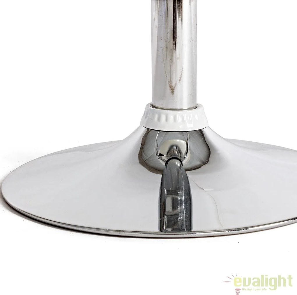 Set de 2 scaune de bar design modern alb ASTER 0731328 BZ