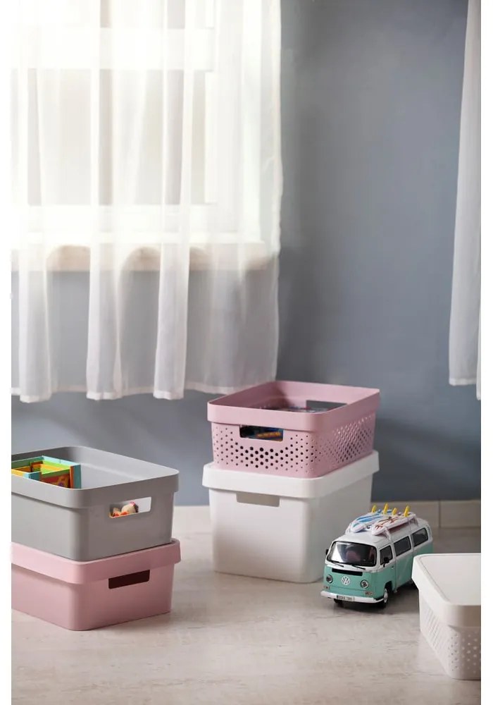 Cutie de depozitare cu capac Curver Infinity, 45 l, alb