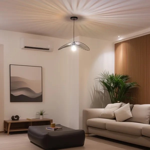 Brilagi - Lampă suspendată LED pe cablu CERIA WIRE 1xE27/40W/230V 40x56 cm negru