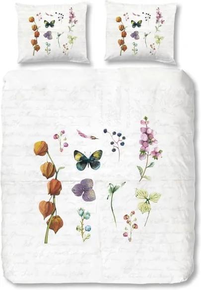 Lenjerie de pat din bumbac, alb, Good Morning Olivia, 140 x 200 cm