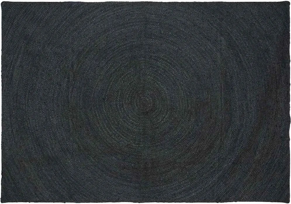 vidaXL Covoare de zonă Dreptunghiular Gri închis 160 x 230 cm Iută