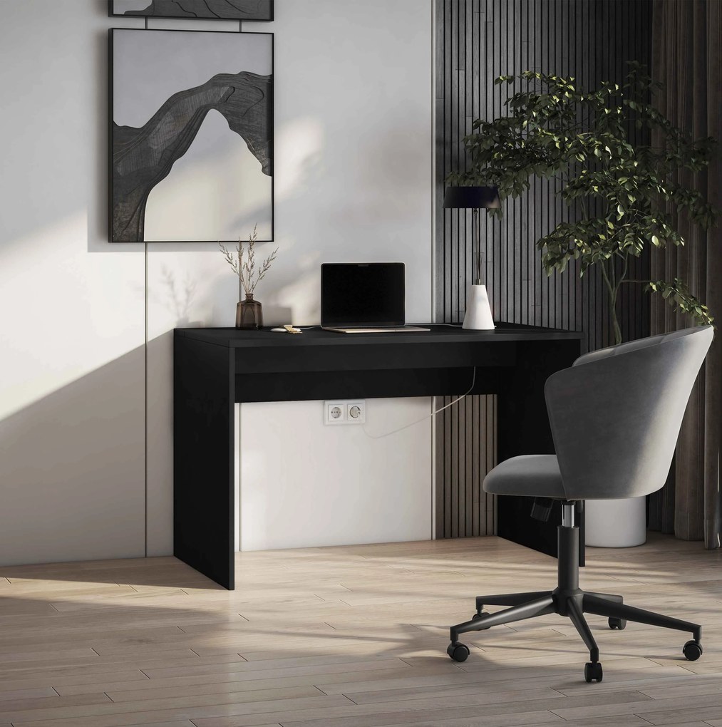 Birou NEVY 120x60 cm, negru