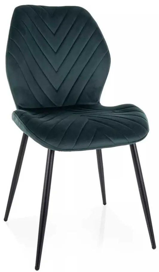 Scaun de bucătărie Broda Velvet, verde