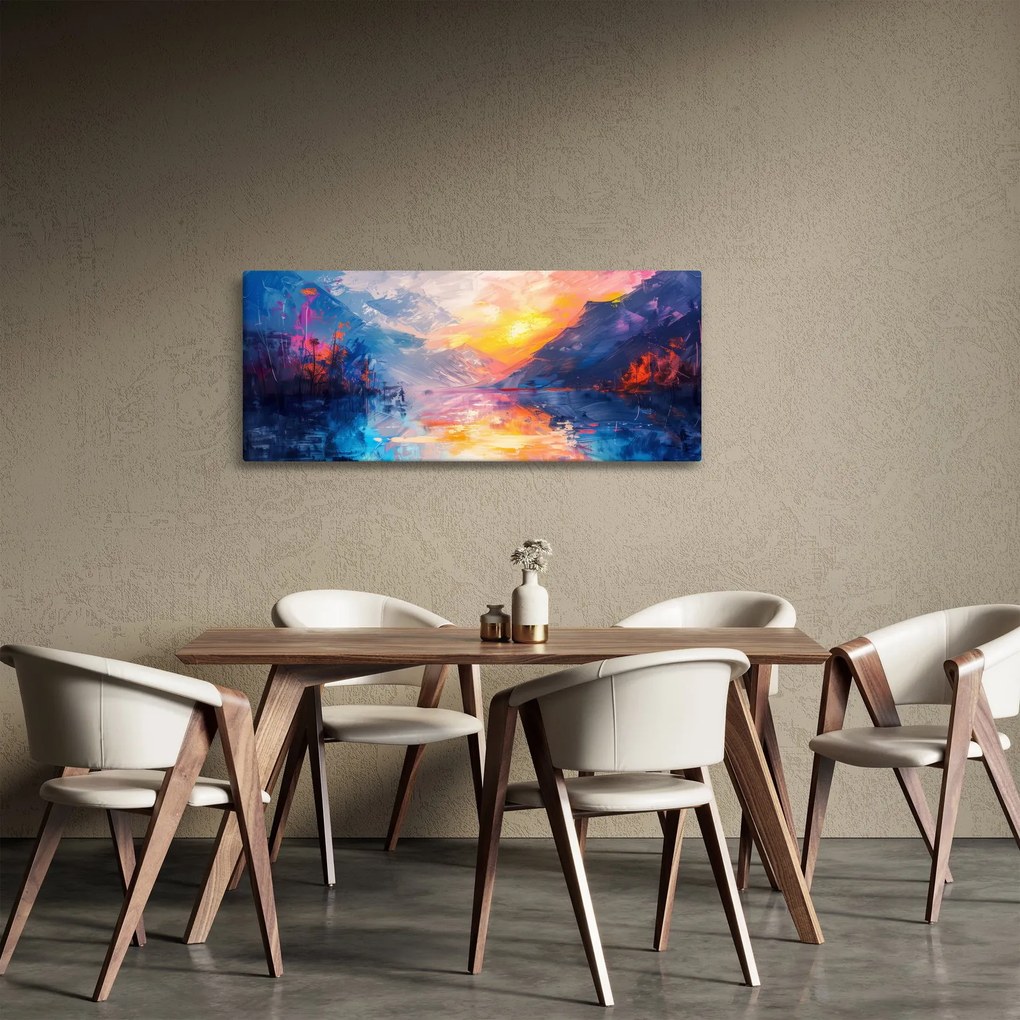 Tablou - Pictura peisajului (120x50 cm)