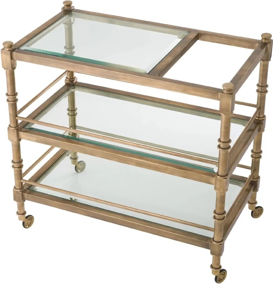 Gheridon, Masuta cu roti design LUX Alexia