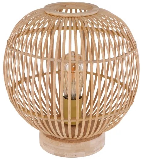 Lampă de masă HILDEGARD 1xE27/60W230V bambus Globo 15368T