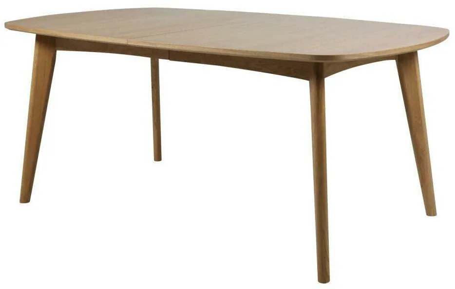 Set de mese Oakland 92076x102x180cm, Numărul de locuri: 4, Unghiular, Stil: Scandinav, Lemn: Stejar