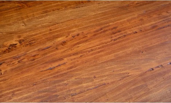 Masa fixa, L90 90 H78 cm, culoare nuc antichizat, Lemn Masiv