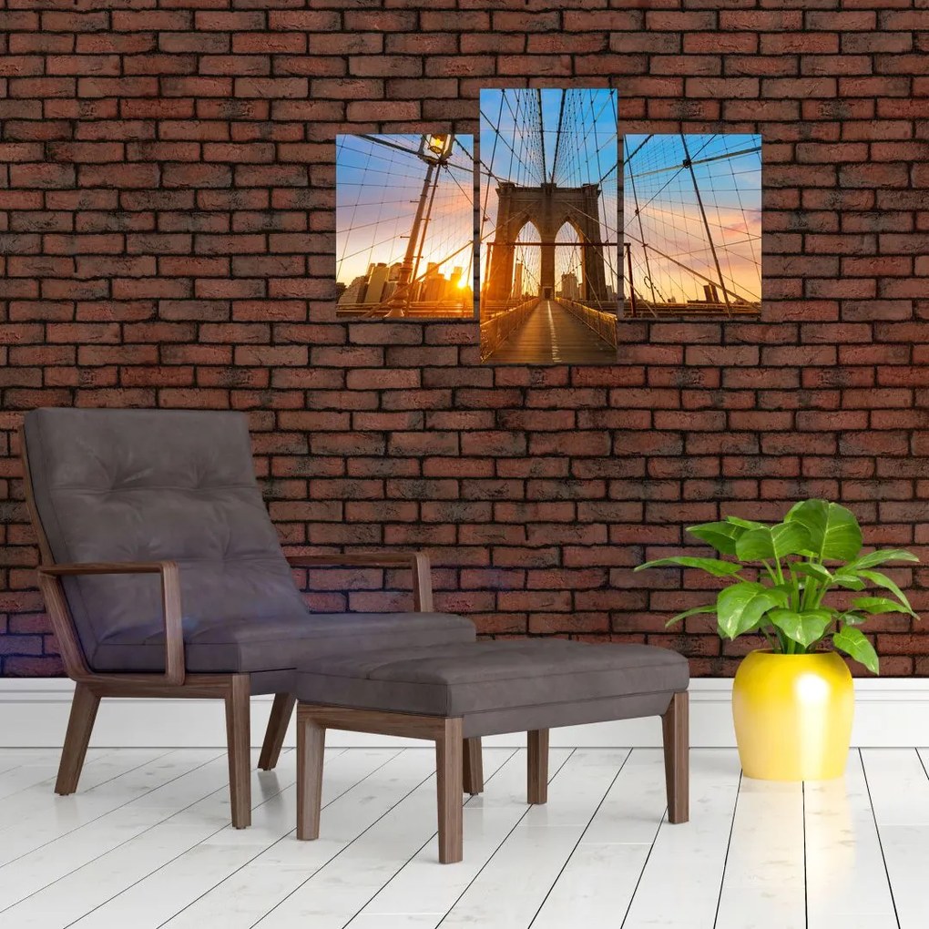 Tablou - Podul Brooklyn, Manhattan, New York (90x60 cm)