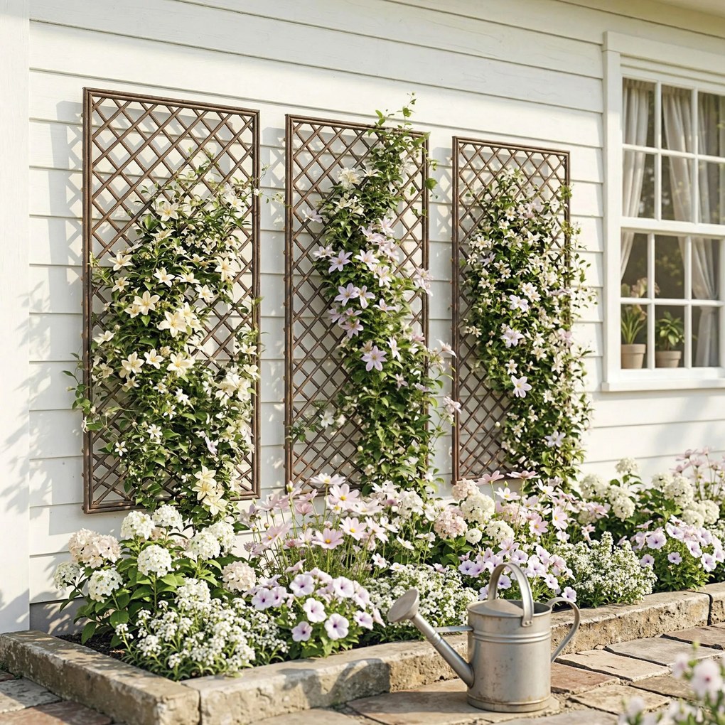 Outsunny arcade pentru trandafiri, pergole robuste pentru nunți, flori cățărătoare | Aosom Romania