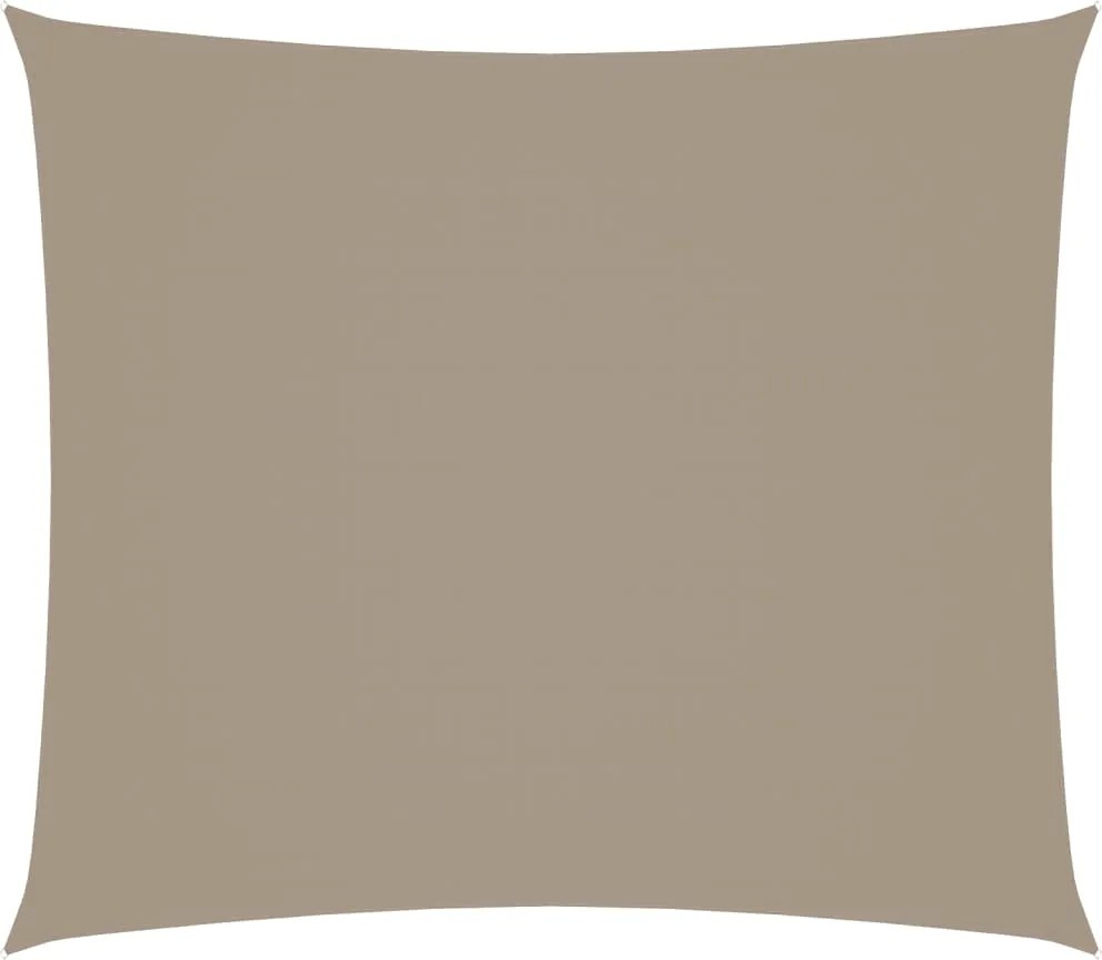 vidaXL Pânză parasolar gri taupe 2,5x3m țesătură oxford dreptunghiular