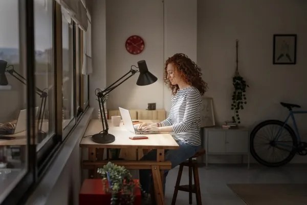 Osram - Lampă de birou LED dimerizabilă OFFICE LINE, 9W/230V, 3000K, neagră