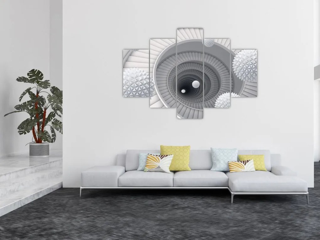 Tablou cu abstracție 3D (150x105 cm)