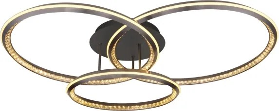 Globo 67329-72 - Plafonieră LED dimabilă ALAINA 72W/230V 2700-6000K 50x75 cm+telecomandă