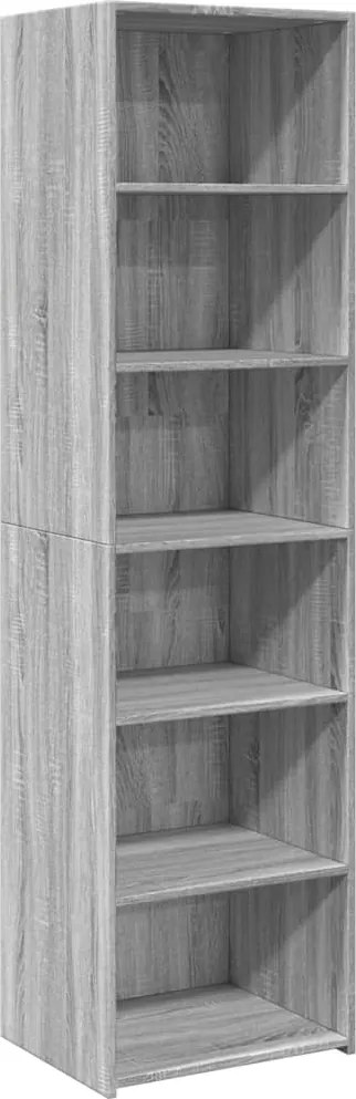 vidaXL Dulap înalt, gri sonoma, 50x41x185 cm, lemn prelucrat