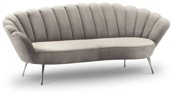 Canapea Kingston 3 locuri catifea Riviera L224 cm