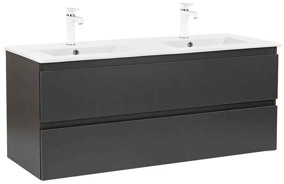 Dulap inferior Vario Forte 120 cu lavoar antracit-antracit