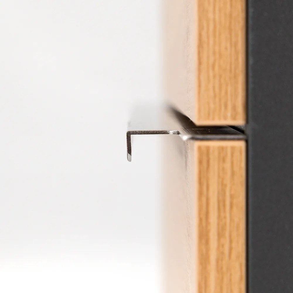 Dulap inferior Vario Trim 60 cu lavoar antracit-stejar