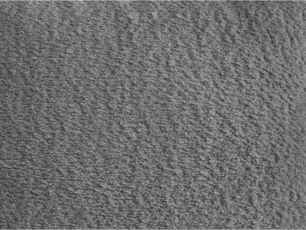 Taburet gri cu tapițerie din țesătură bouclé Montaigne – Bobochic Paris