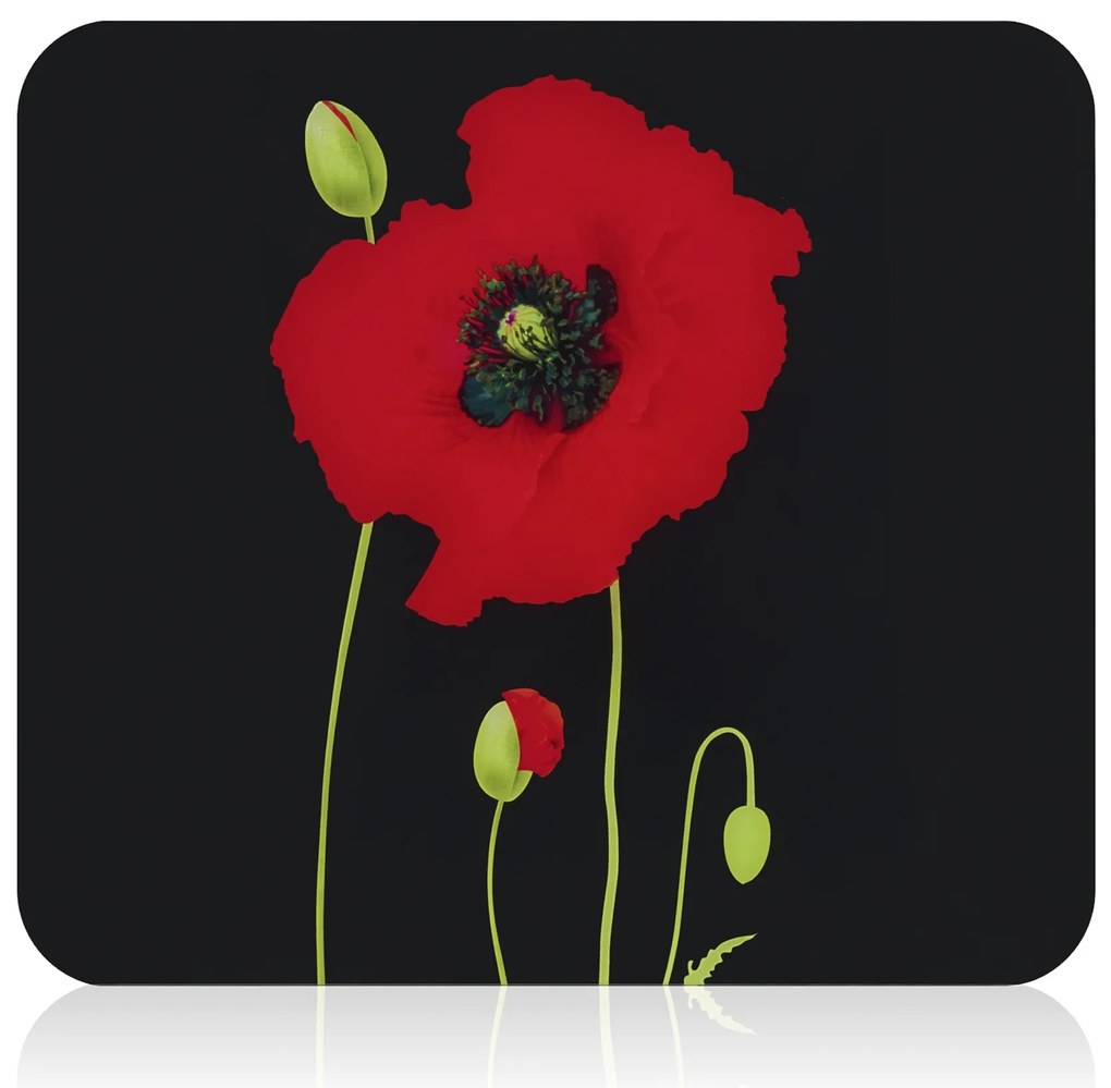 Plita de sticla, 56 x 50 cm, POPPY, Maximex