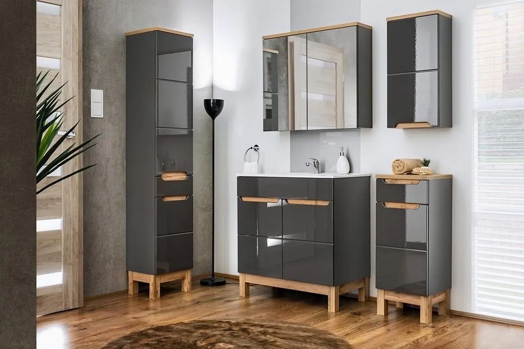 Cabinet de baie Bora Grey