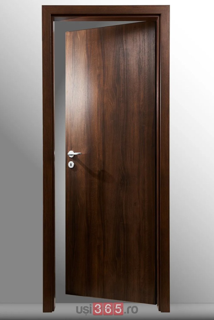 Usa HDF cu toc reglabil din MDF PAL - Colectia Basic 80-150 mm, Nuc Clasic
