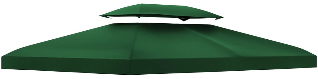 Outsunny Prelata pentru Foisor 4x3 m cu 2 Niveluri