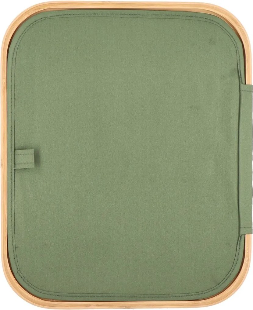 Cos pentru rufe NOLVIO 40 L, verde