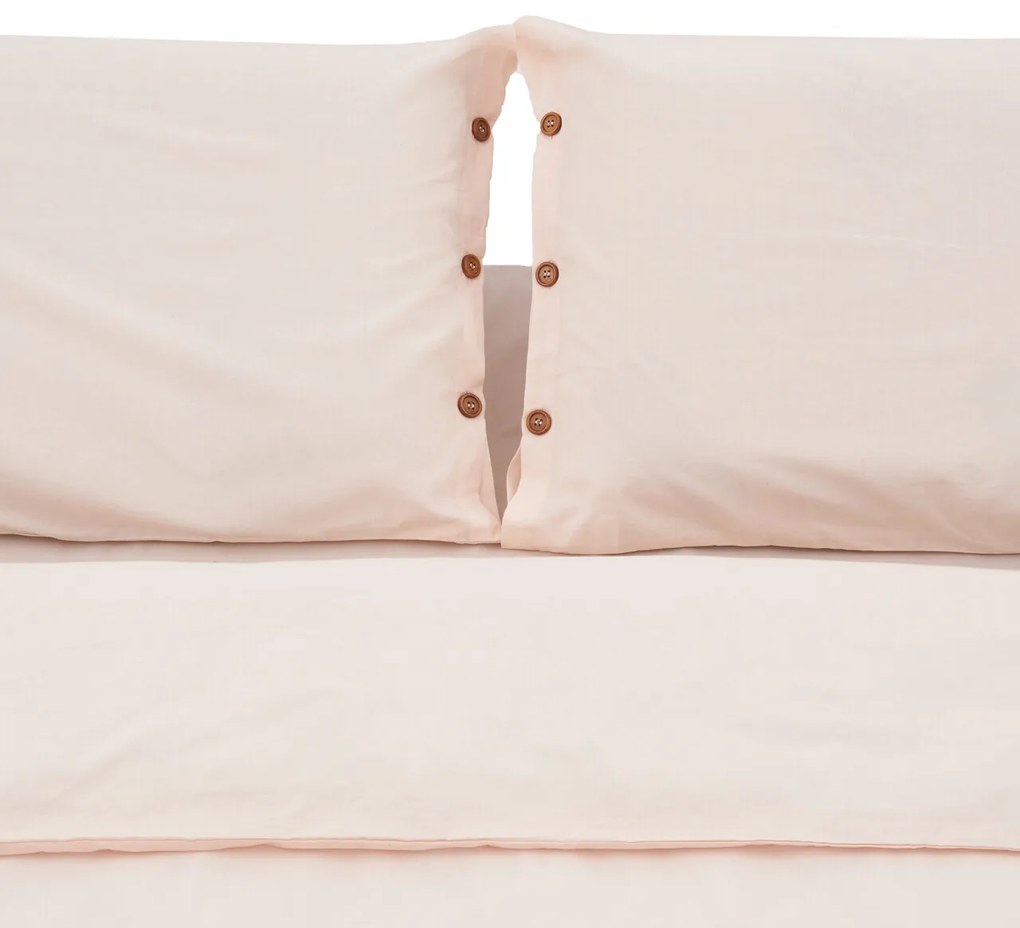 Lenjerie de pat dubla Heinner Home, 200x220 cm, bumbac, crem