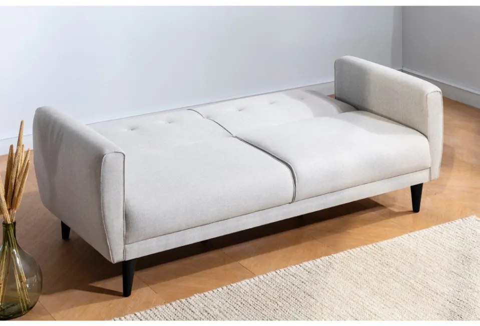Set Canapea Extensibilă si Fotoliu Aria - S, Crem