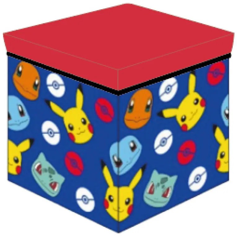 Pokémon depozitare jucării 30×30×30 cm