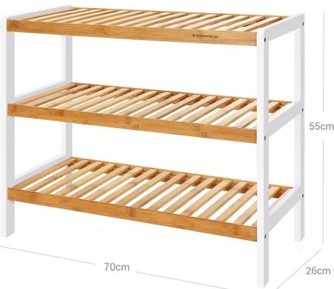 Pantofar MATE maro/alb