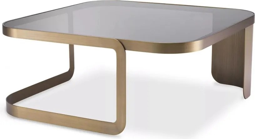 Masuta de cafea design elegant LUX Numa, alama periata 116296 HZ