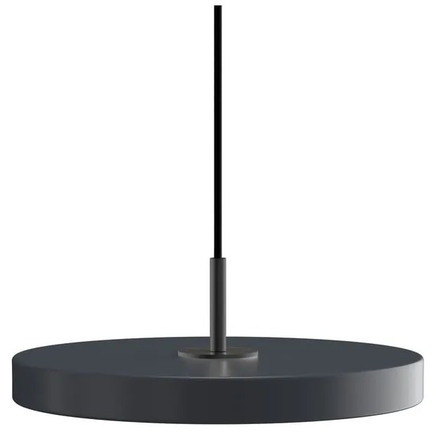Lustră gri antracit LED cu abajur din metal ø 31 cm Asteria Mini – UMAGE