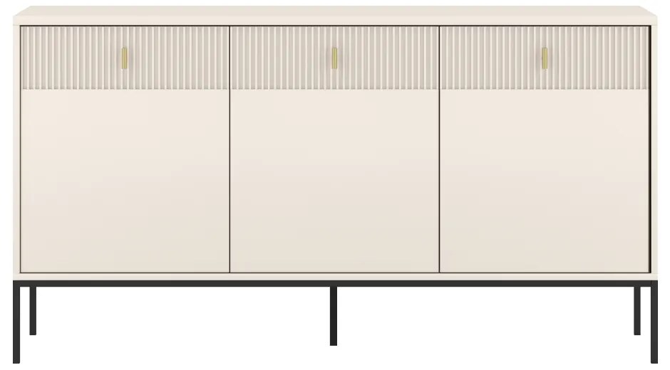 Comodă MAGIRA 3D3S, crem