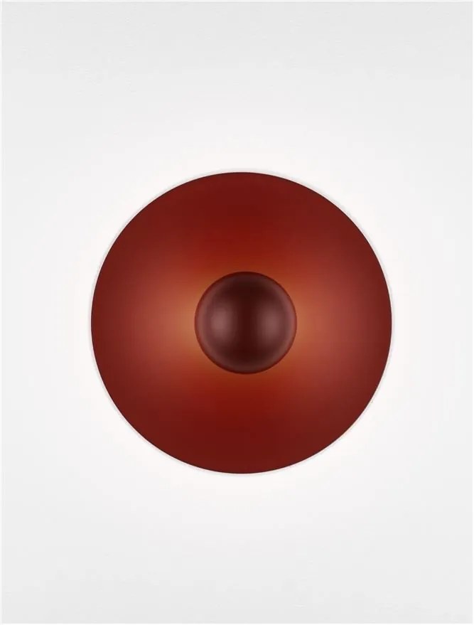 Aplica de perete LED stil minimalist EDEM rosu