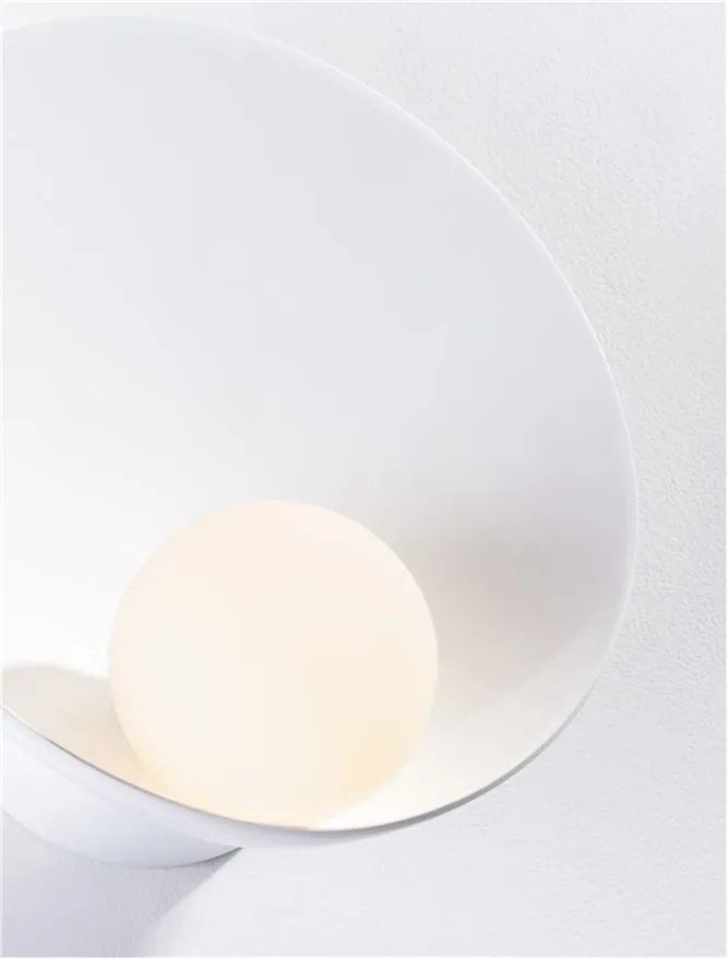Aplica de perete design modern Minim alb