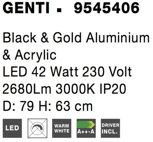 Lustra LED design modern deosebit Genti