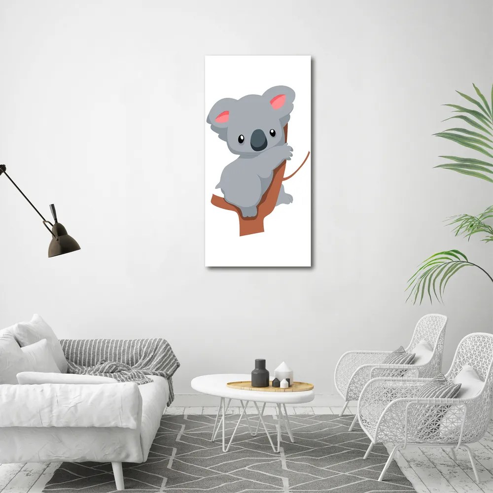 Tablou canvas Panda într-un copac