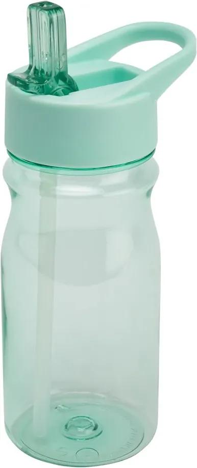 Sticlă cu pai și capac Addis Bottle Blue Haze, 500 ml, verde-albastru