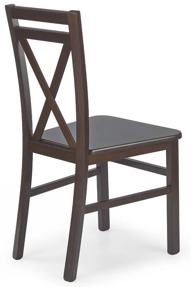 Scaun lemn + MDF Dariusz2 nuc inchis - H 90 cm
