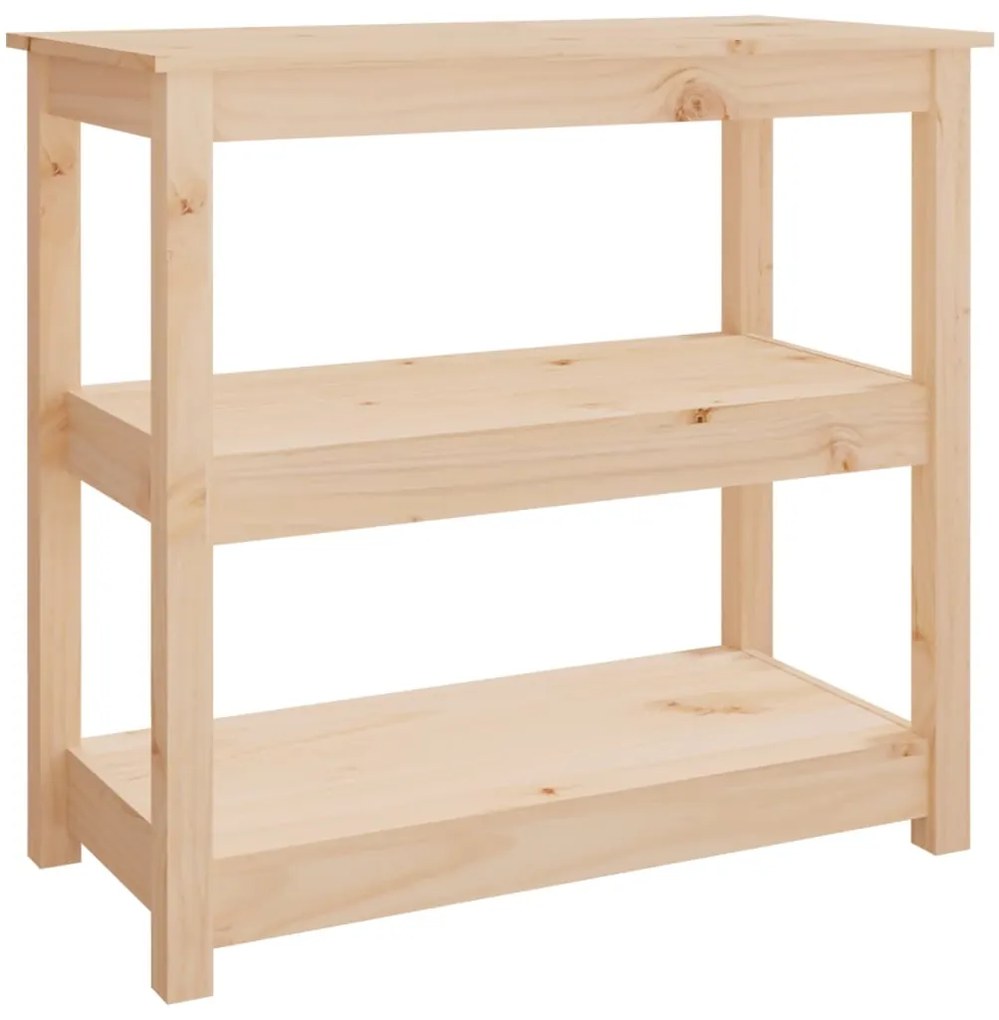 vidaXL Masă consolă, 80x40x74 cm, lemn masiv de pin