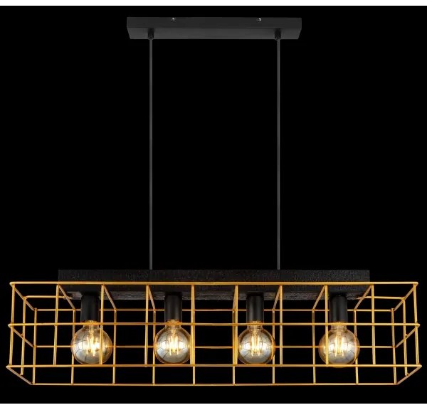 Globo 15530B-4H - Lustră pe cablu MERRIL 4xE27/60W/230V