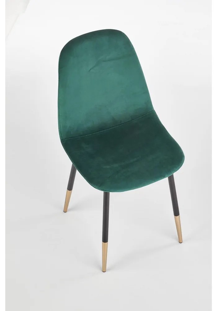 Scaun de bucaterie Noela, verde/negru