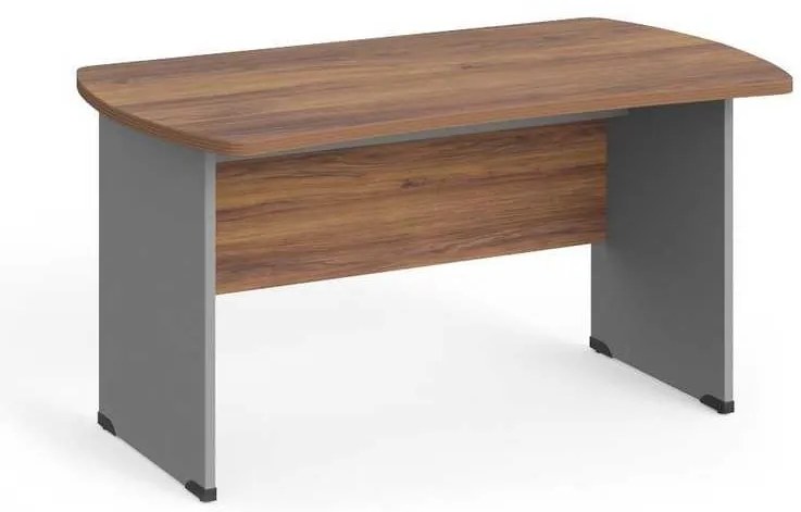 Masa de birou Manager 140 x 85 cm, nuca warmia / gri