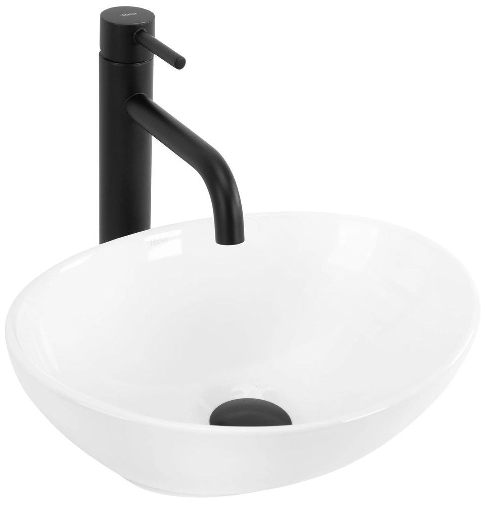 Lavoar pentru blat Rea Sofia mini white Alb