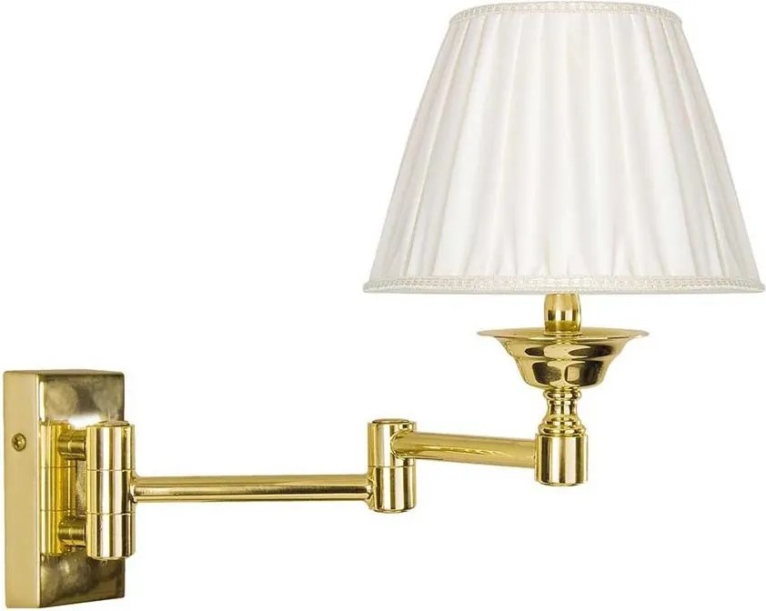 Aplica de perete din alama cu brat articulat Elegant