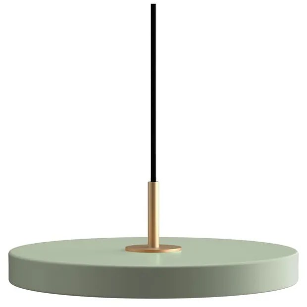 Lustră verde-deschis LED cu abajur din metal ø 31 cm Asteria Mini – UMAGE