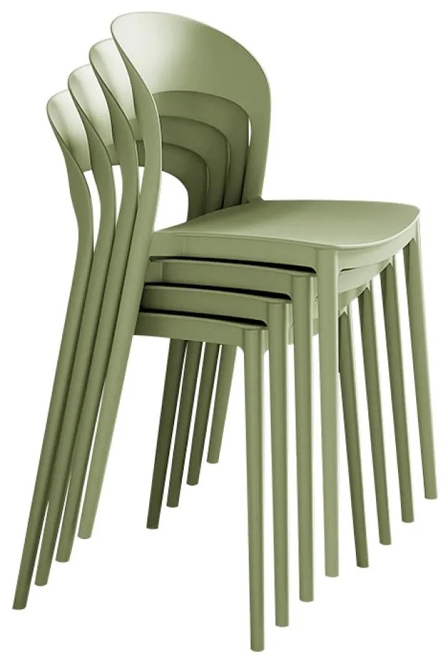 Scaun sufragerie Recibir (verde) . 1116465
